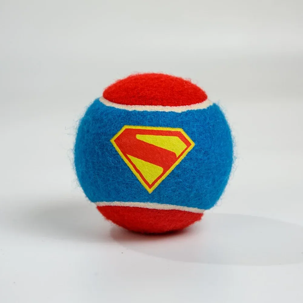 Warner Bros Superman Ball Toy for Dogs and Cats
