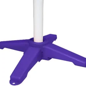 Clean Run Clip and Go Agility Pedestal Jump Bases for 1 in. PVC - Set of 2, Purple