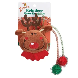 ZA Reindeer Door Knob Cat Toy