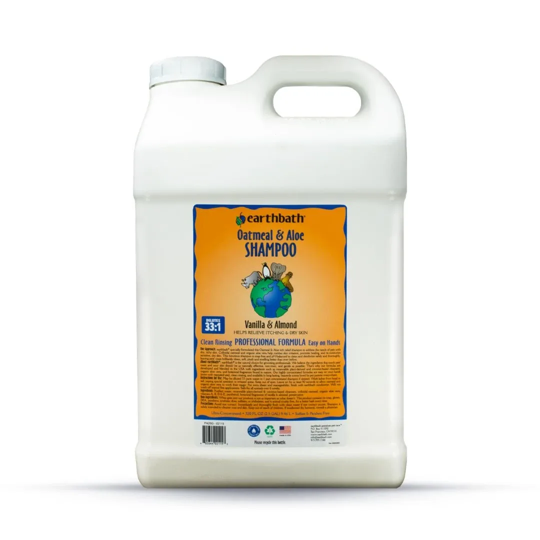 earthbath® Oatmeal & Aloe Itch Relief Shampoo, 2.5 Gallons