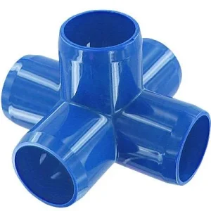 1 in. 5-Way PVC Fitting, Furniture Grade