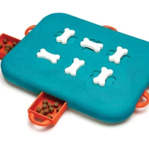 Nina Ottosson Casino Interactive Dog Toy, Blue Large