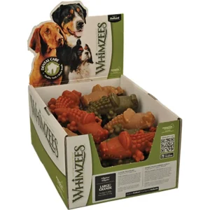 Whimzees Bulk Box Alligator Large, 30-Count