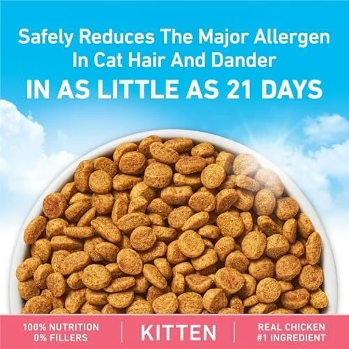 Purina ONE LiveClear Allergen Reducing Formula Chicken Kitten Dry Cat Food - Image 2