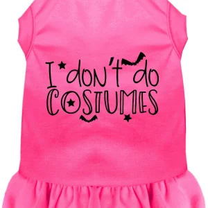 I Don't Do Costumes Halloween Pet Dress