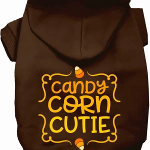 Candy Corn Cutie Pet Hoodie