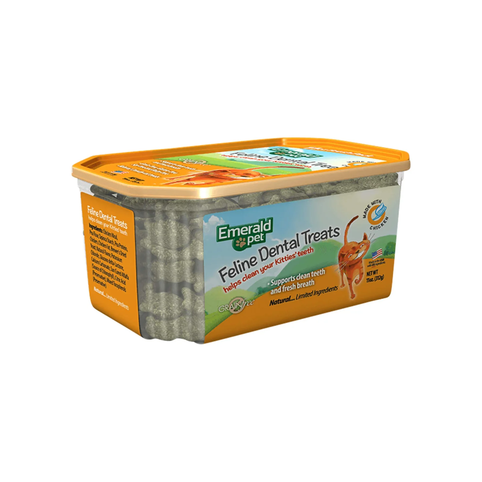 Emerald Pet Grain Free Dental Treats for Cats - Image 2