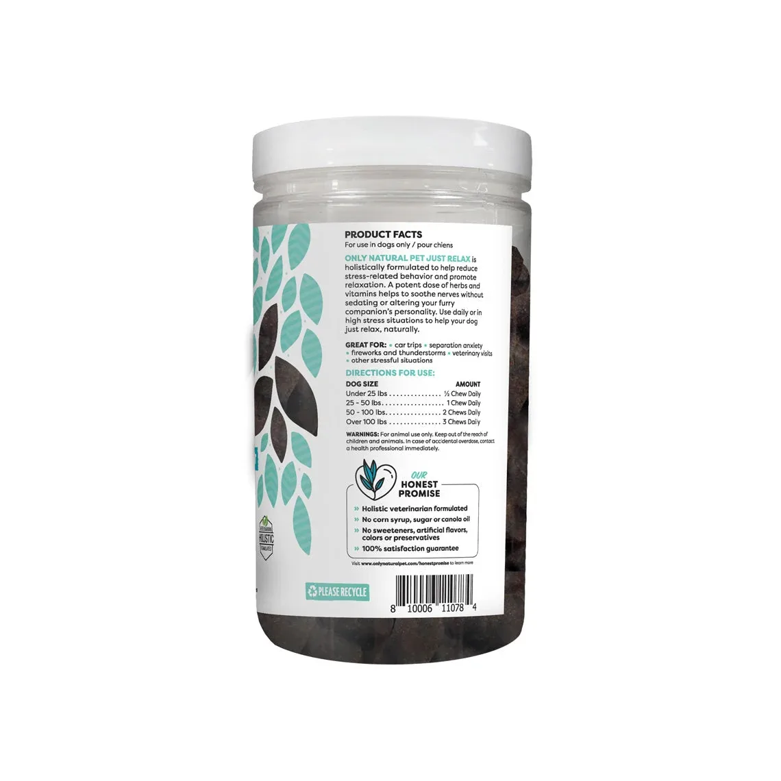 Only Natural Pet Just Relax Calming Chews for Dogs - Image 2