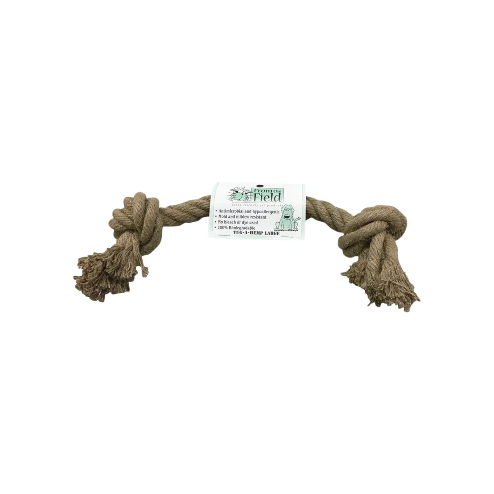 From the Field Tug-A-Hemp Natural Dog Toy - Image 2
