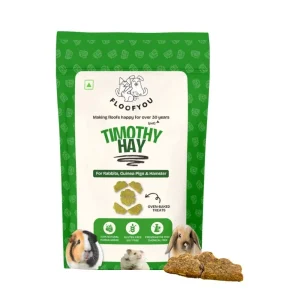FloofYou Oven Baked Timothy Hay Treat for Rabbits, Guinea Pigs and Hamsters
