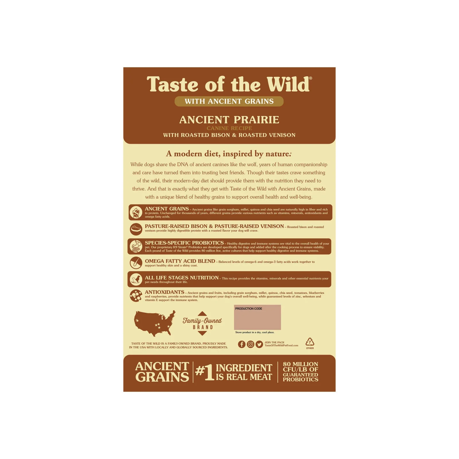 Taste of the Wild Ancient Grains Dry Dog Food - Image 2