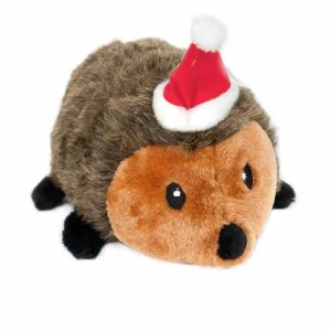 ZippyPaws Holiday Hedgehog Plush Dog Toy, XL