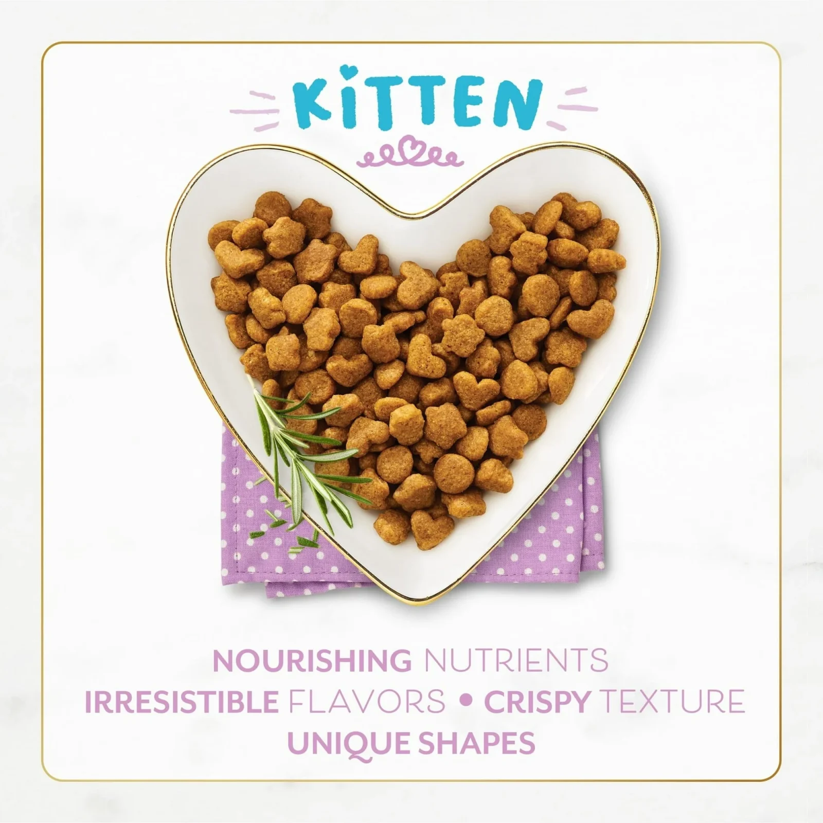 Purina Fancy Feast with Savory Chicken and Turkey Kitten Recipe Dry Cat Food - Case of 4 - Image 2