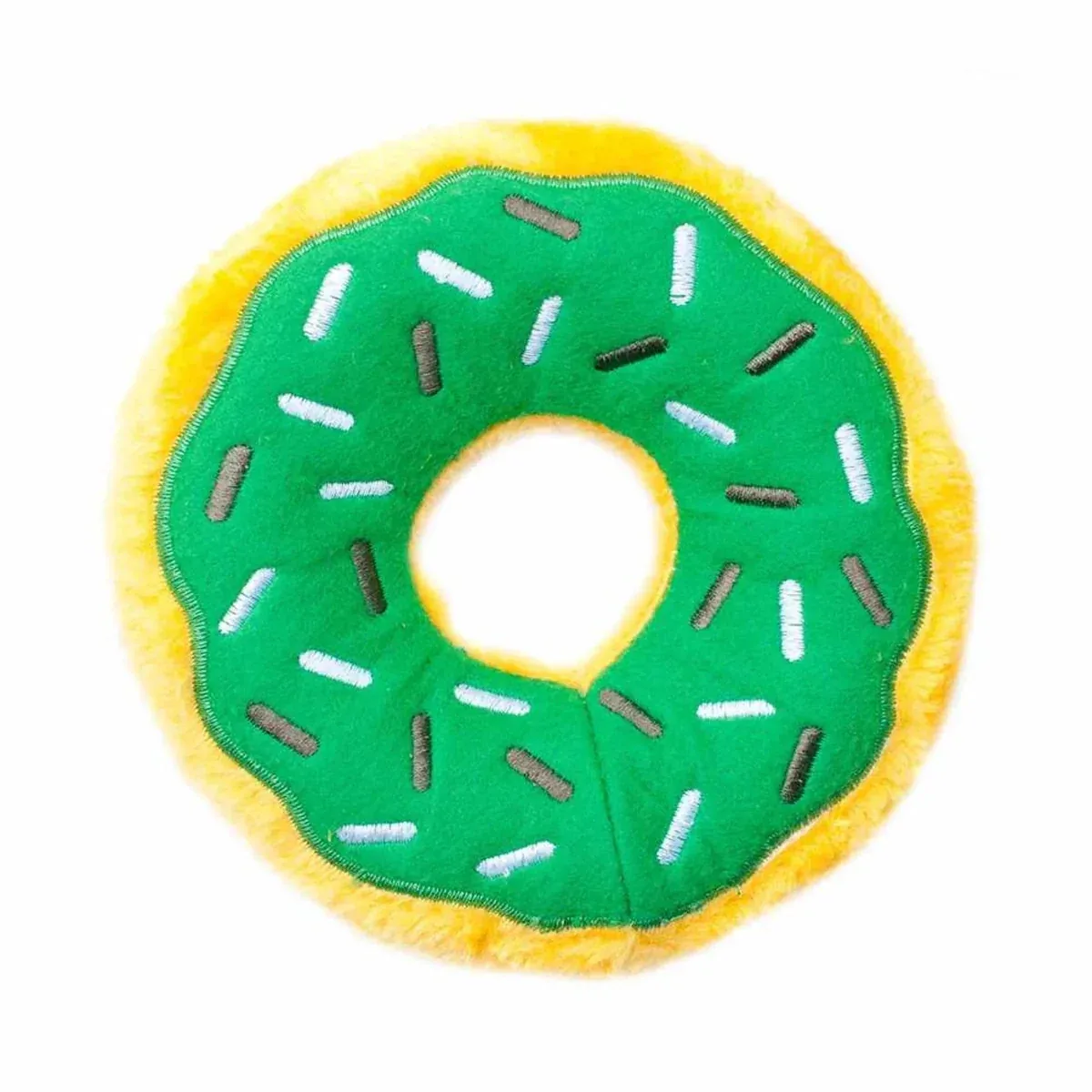 ZippyPaws Donutz Mint Chip Plush Dog Toy - Image 2