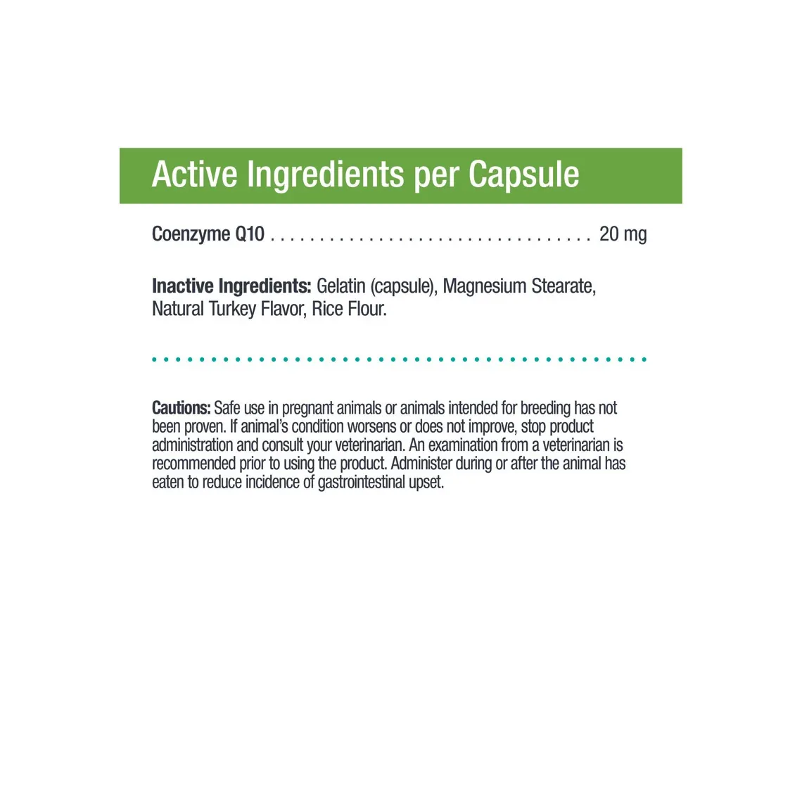 Only Natural Pet Ubiquinone CoQ10 Supplement for Dogs & Cats - Image 2