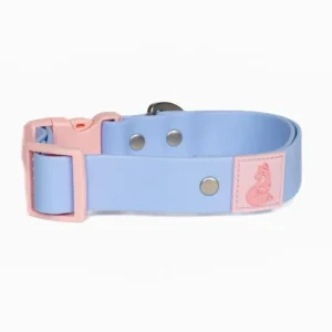 Blue Sky Orchid Waterproof Dog Collar