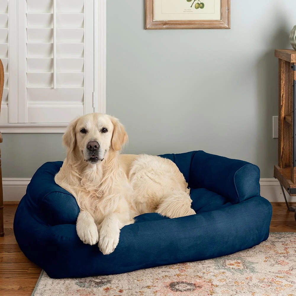 Overstuffed Luxury Dog Sofa
