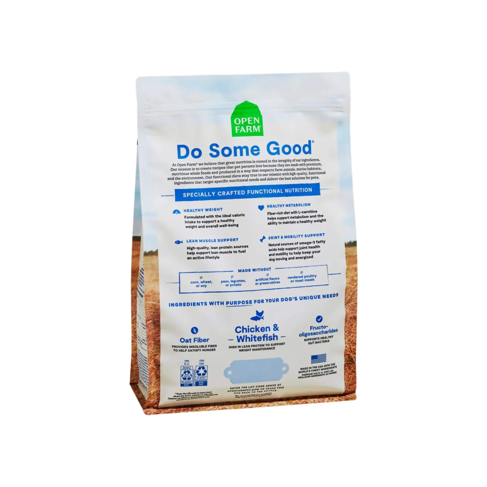 Open Farm Healthy Weight Chicken & Whitefish Grain Free Dry Dog Food - Image 2