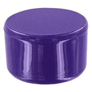 1 in. External PVC Flat End Caps, Furniture Grade