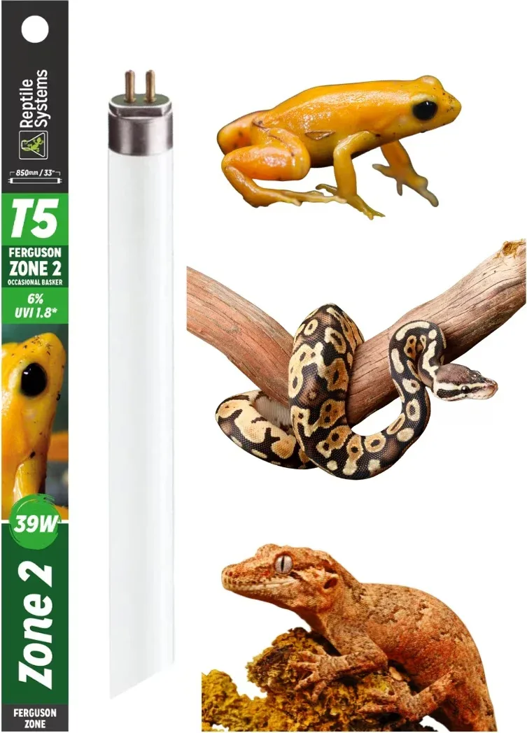 Reptile Systems T5 UVB Ferguson Zone 2 6% UVI Reptile Lamp - Image 2