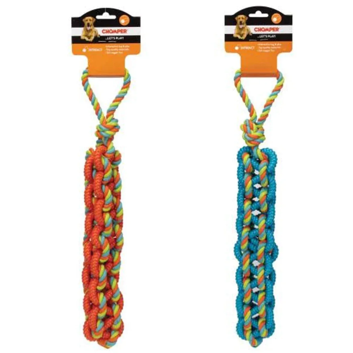 Chomper Braided TPR Rope Tug - Image 2