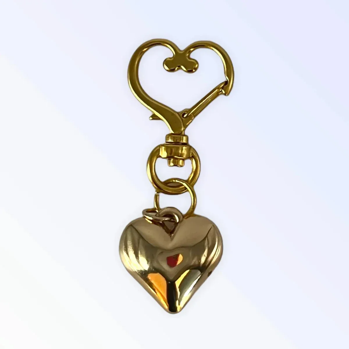 Heart Collar Charm for Dogs - Gold Heart Dog Collar Accessory by Bark Fifth Avenue