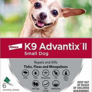 K9 Advantix Ii Dog Small, Green 6-Count