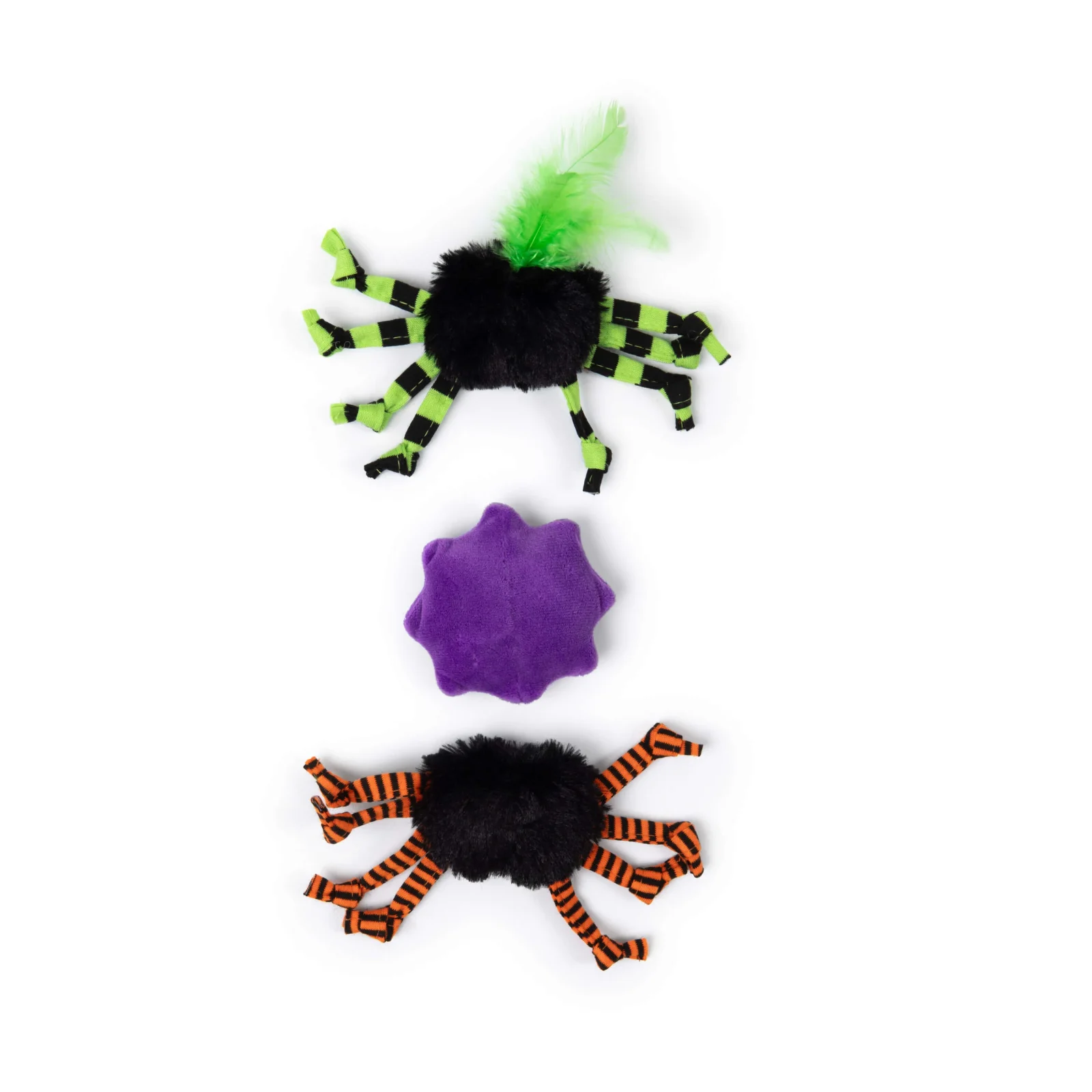 Quirky Kitty® Sassy Spooky Spiders 3-Pack Cat Toys - Image 2