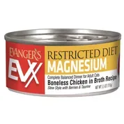 Evangers EVX Restricted Diet Controlled Magnesium Boneless Chicken Recipe Wet Cat Food
