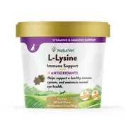 NaturVet L-Lysine Immune Support Plus Antioxidants Supplement for Cats