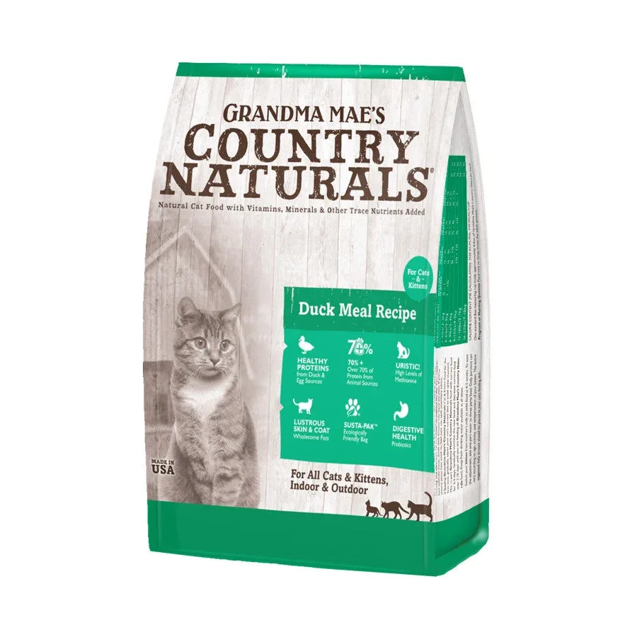 Grandma Mae's Country Naturals Dry Cat & Kitten Dry Cat Food Duck, 6 lb