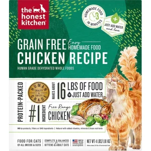 Honest Kitchen Cat Grain-Free Dehydrated Chicken 4 lb