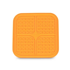 Pet Zone Boredom Busters Endulge Slow-Feeding Licking Mat - Orange
