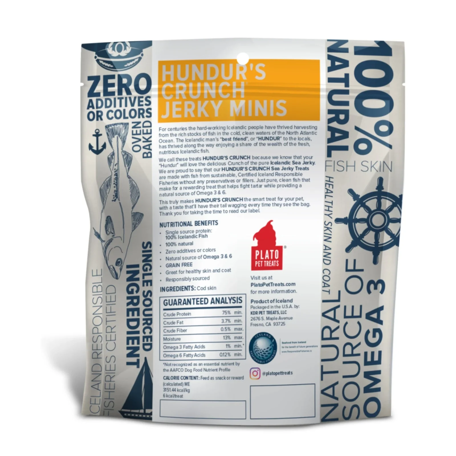 Plato Hundurs Crunch Jerky Mini 3.5 oz - Image 2