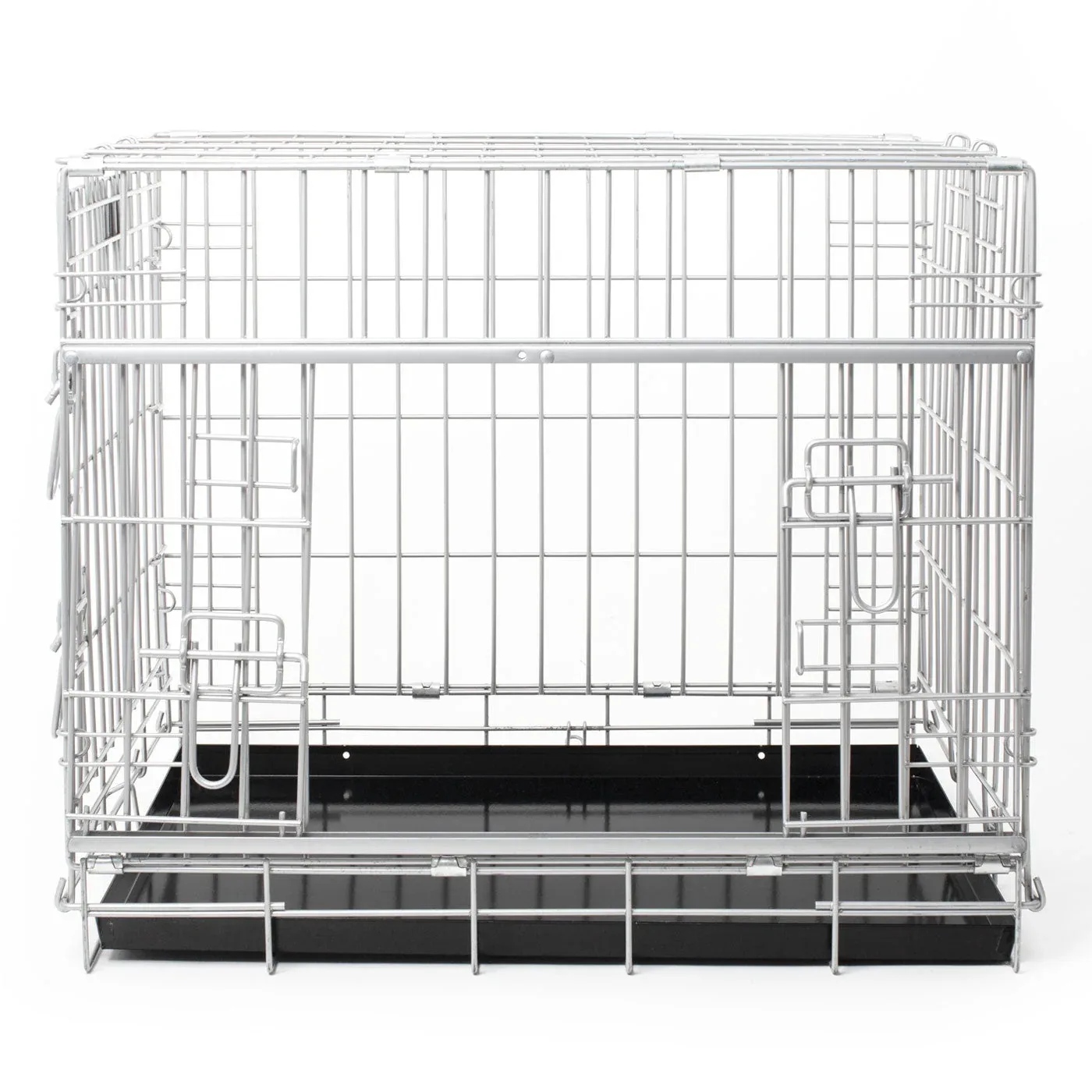 Imperfect Sliding Door Dog Crate in Grey by Lords & Labradors