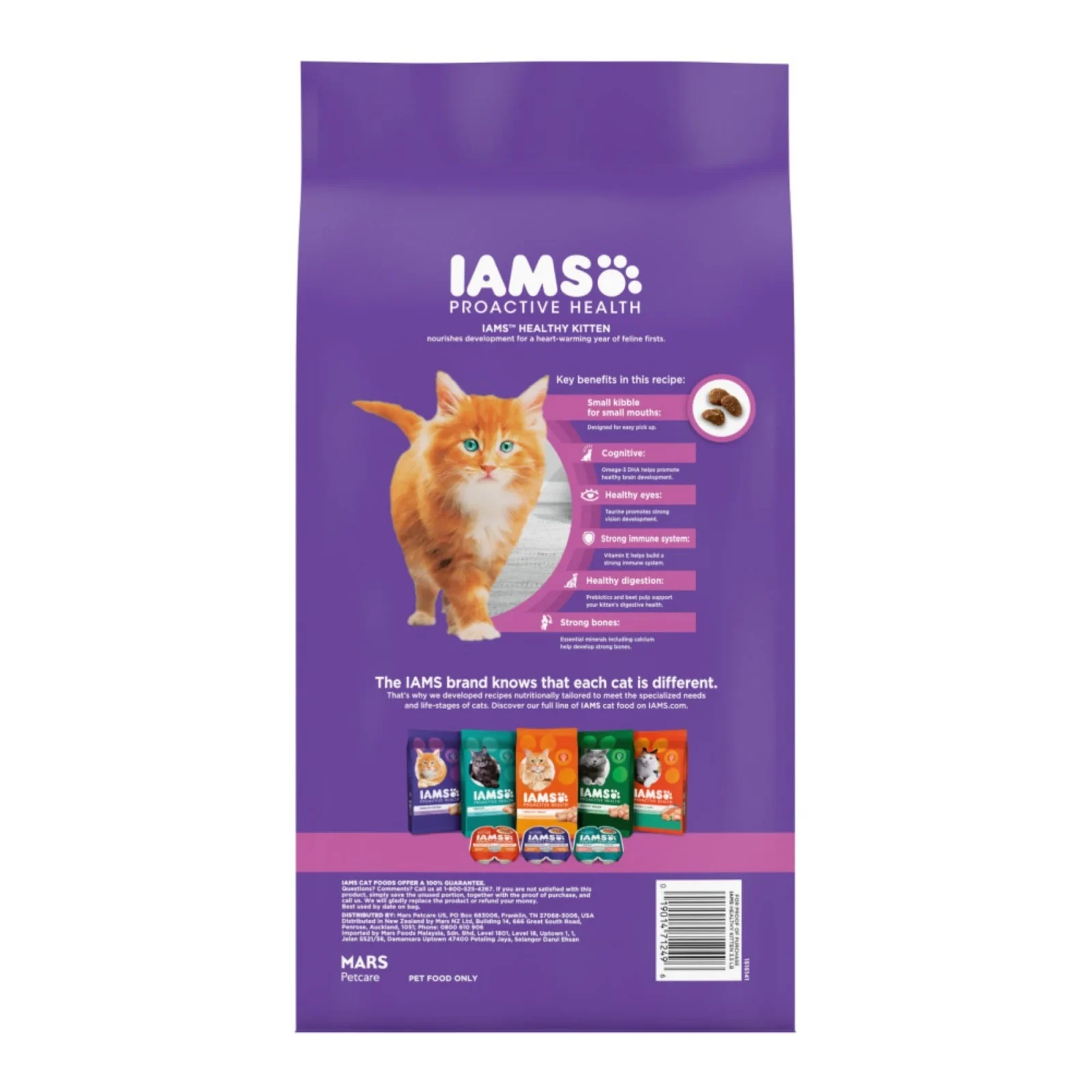 IAMS Proactive Health Kitten Dry Cat Food Chicken, 3.5 lb - Image 2