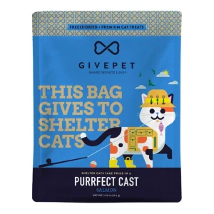 Givepet Cat Grain-Free Freeze-Dried Purrfect Salmon 1.25 oz