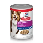 Hill's Science Diet Adult 7+ Beef & Barley Entree Wet Dog Food