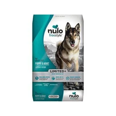 Nulo Freestyle Grain-Free Limited Ingredient Digestion and Immune Salmon Puppy and Adult Dry Dog Food