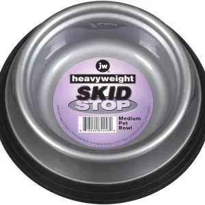 JW Pet Skid Stop Heavyweight Dog Bowl Assorted Medium