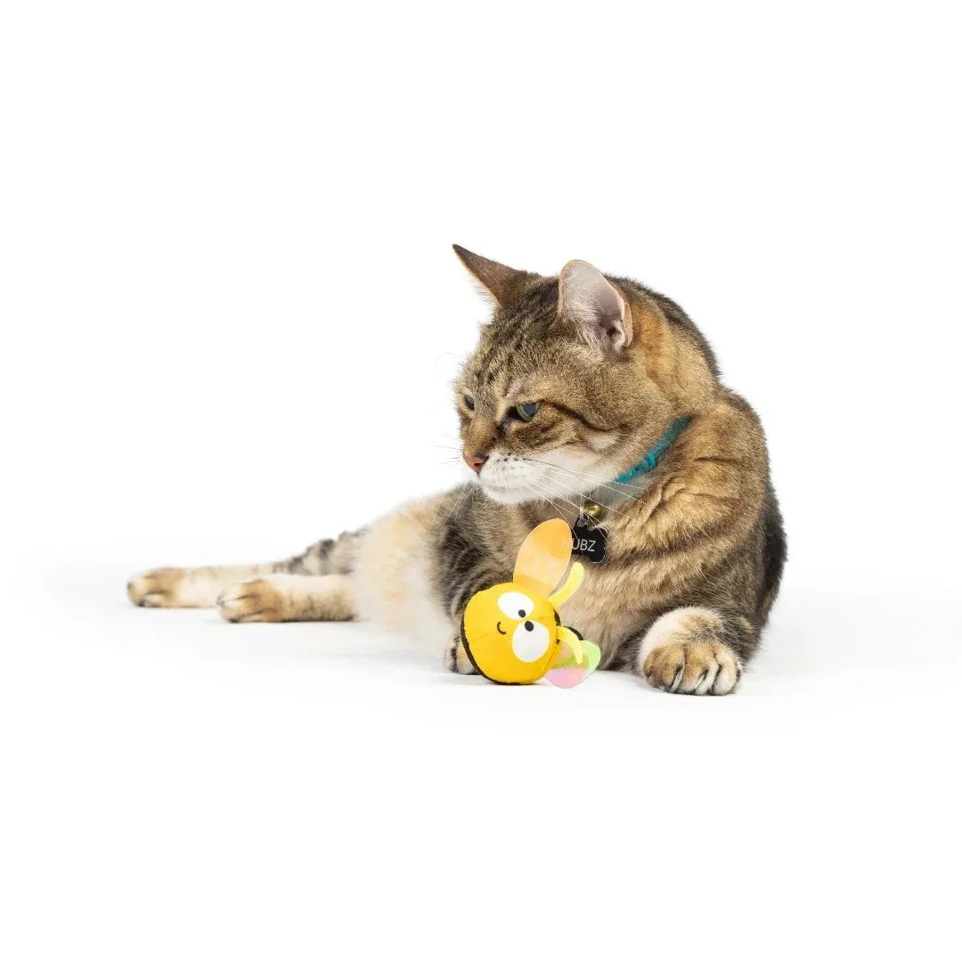 H&K C Flinger Bumble Bee Organic Catnip Plush Crinkle - Image 2