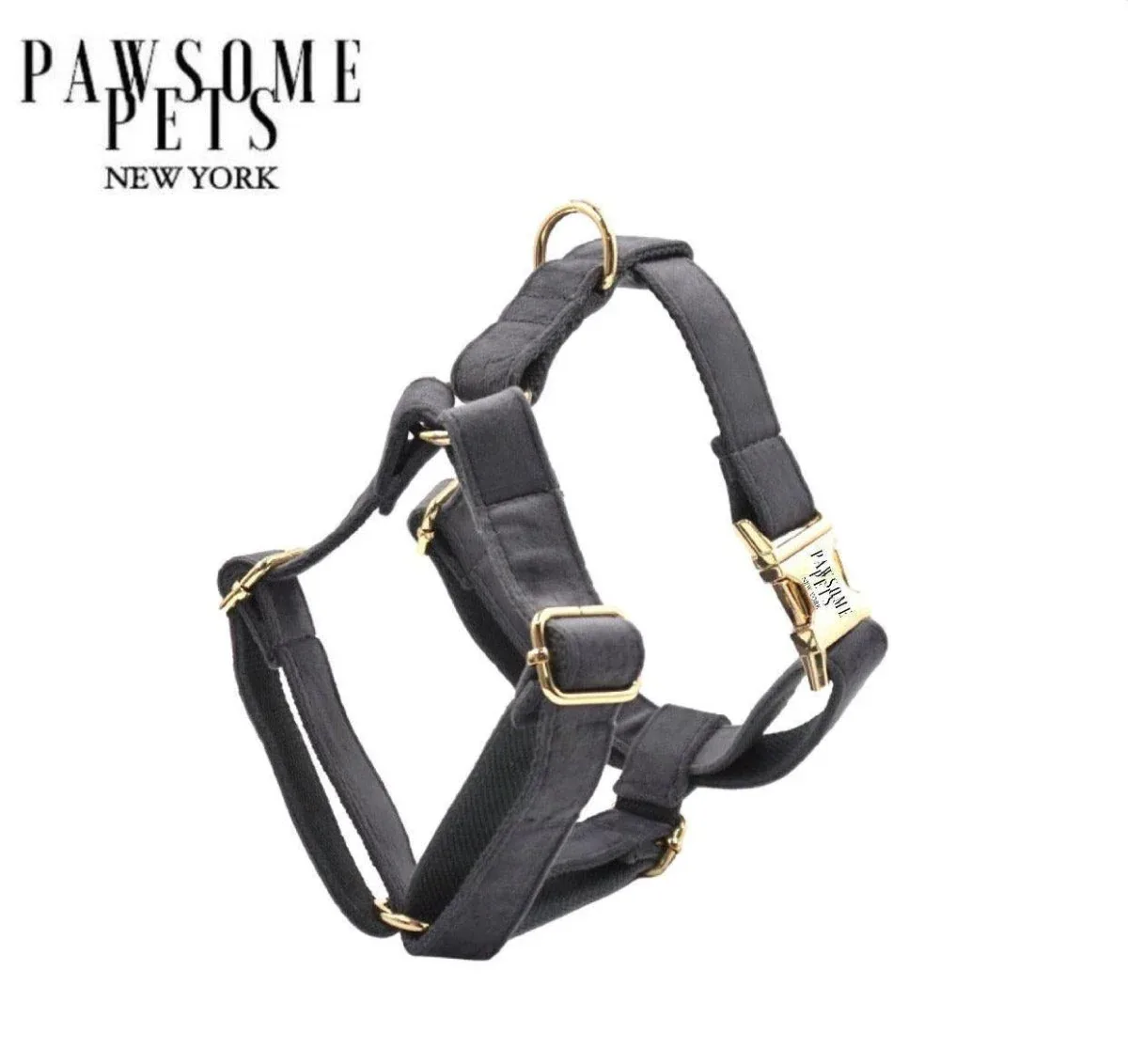 Step-in Dog Harness, Dark Grey