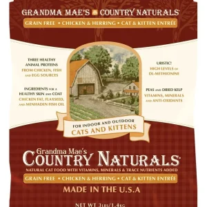 Grandma Mae's Country Naturals Grain-Free Dry Cat Food Chicken, 3 lb