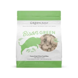 Green Juju Bison Green Freeze Dried Toppers - 16 oz Bag