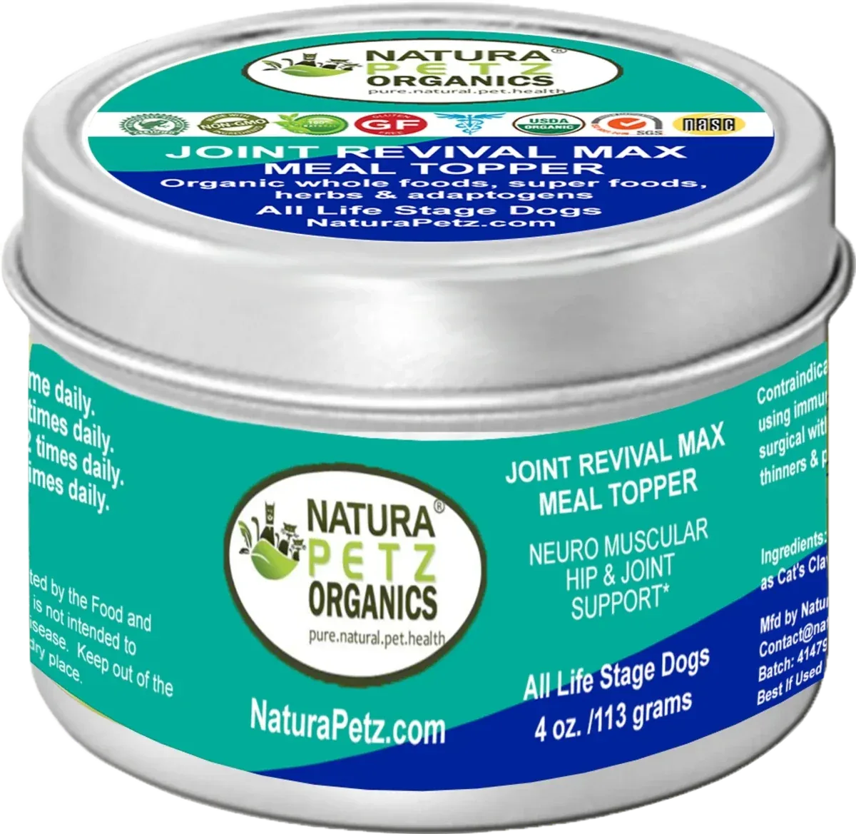 Joint Revival Max Master Blend Meal Topper* Neuro Muscular Hip & Joint Support* Master Blend For Dogs & Cats* - Image 2