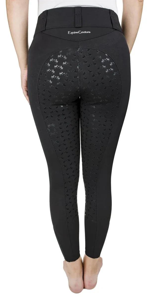 Equine Couture Nicole Full Seat Breech- Black, 24