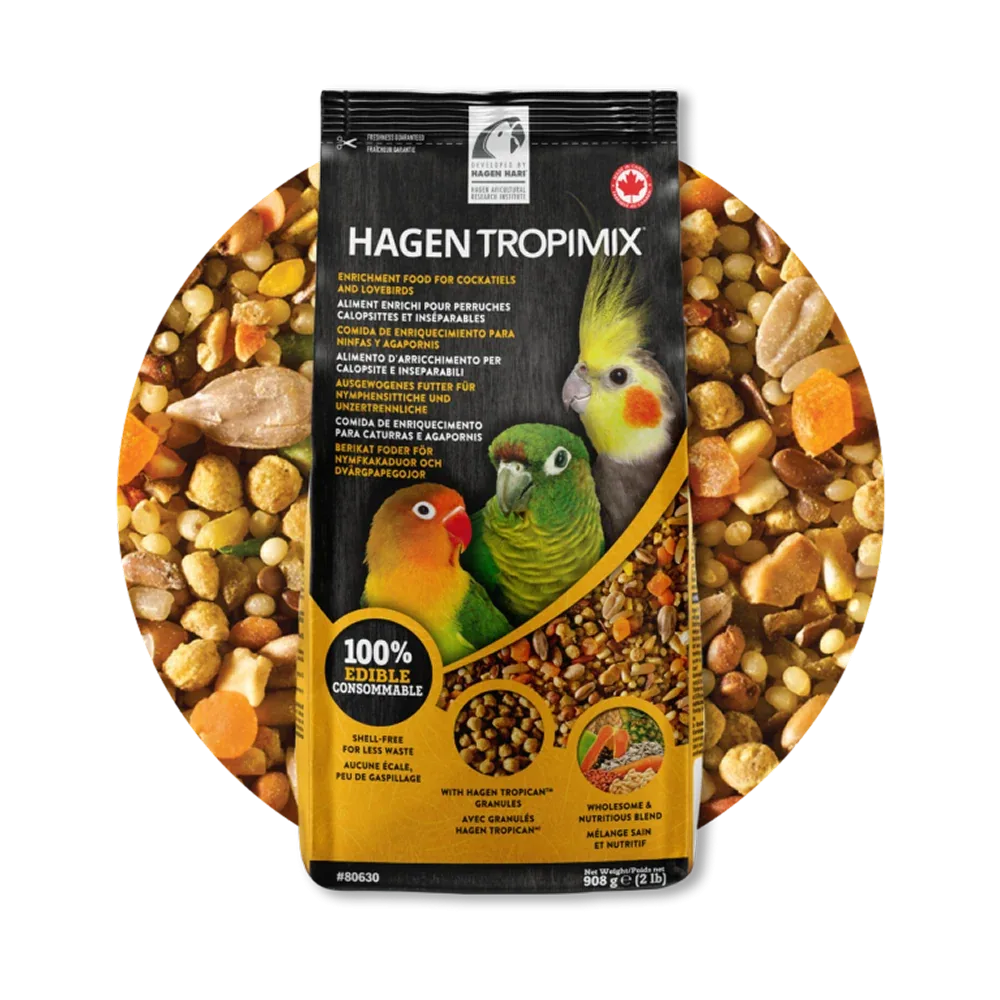 Hagen Tropican Tropimix Hari Bird Seed Mix for Lovebirds and Cockatiels