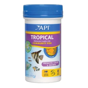 API Tropical Premium Flakes Fish Food, 1.1 oz