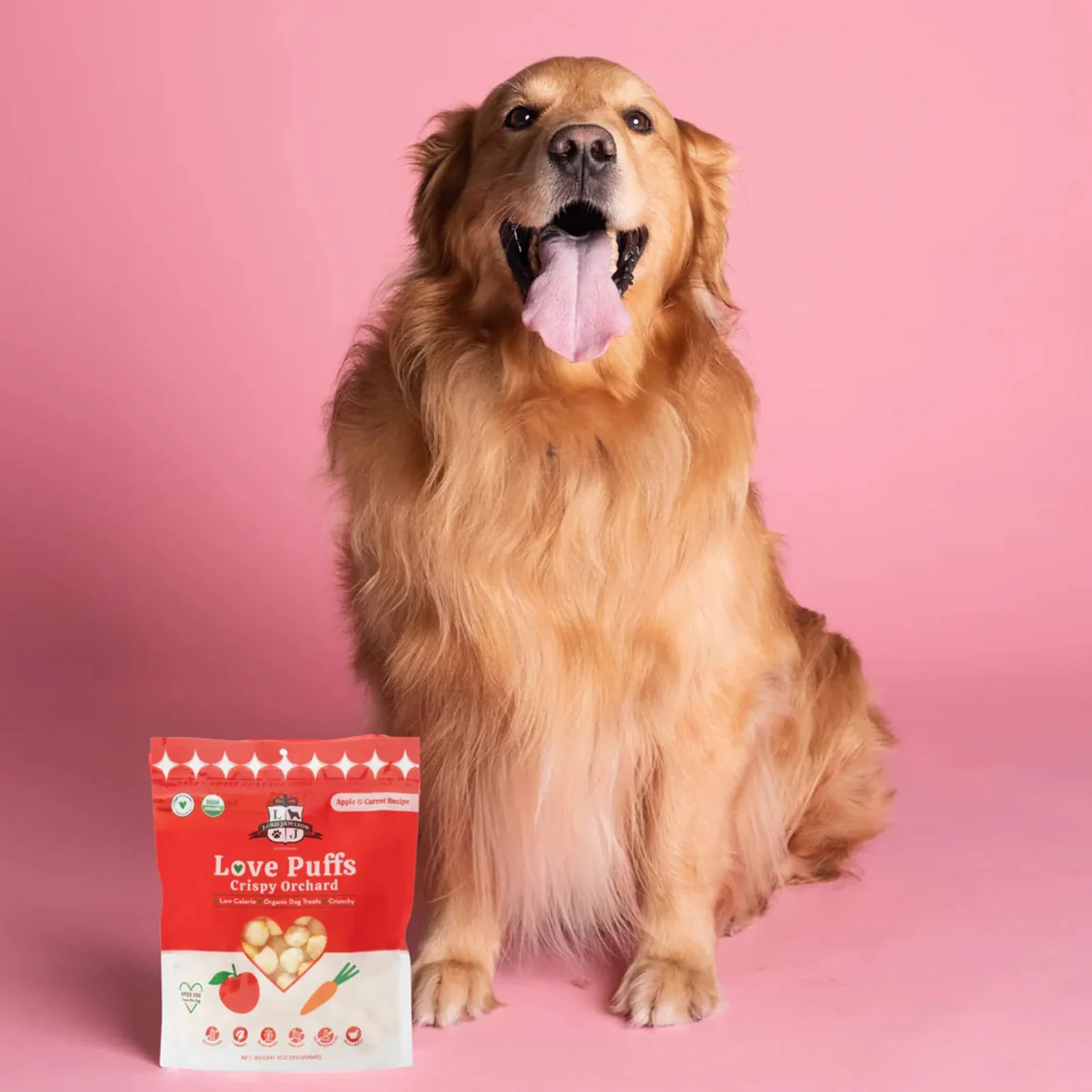Lord Jameson Love Puffs Crunchy Organic Dog Treats - Image 2