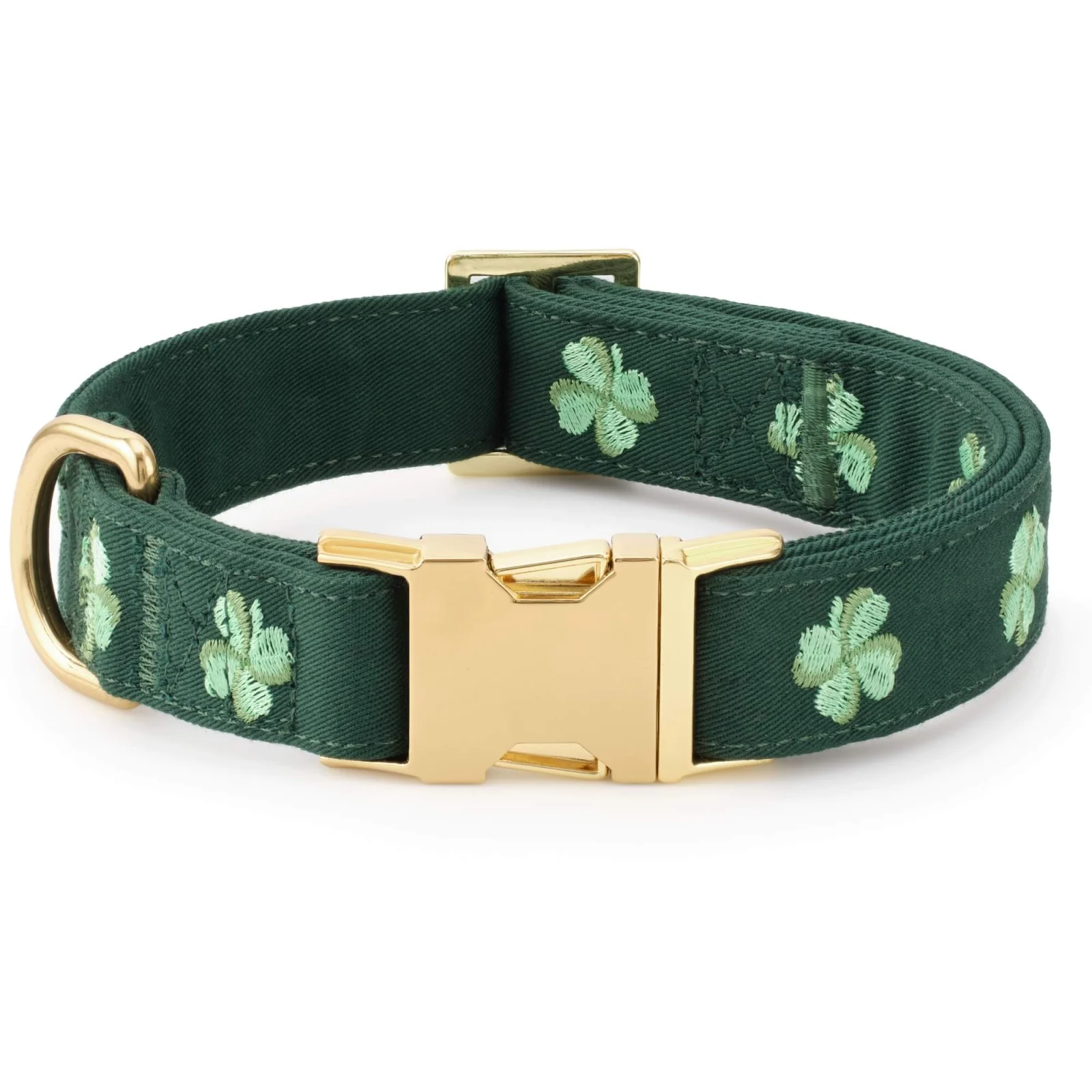 Clover Embroidered Dog Collar - Image 2